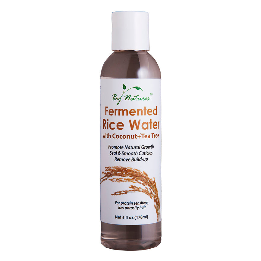 BY NATURES FERMENTED RICE WATER W/ COCONUT+TEA TREE 6 OZ