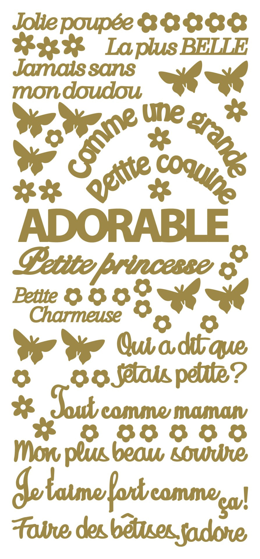 Autocollants à décoller - Adorables