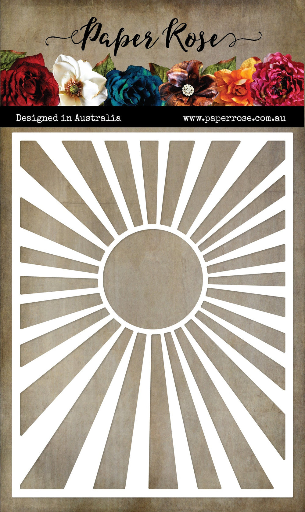 Matrice de découpe métal Sunburst Coverplate 4.25x5.5" 30426