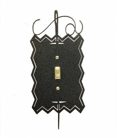 Platine d'interrupteur simple "Hand Painted Needle & Thread"