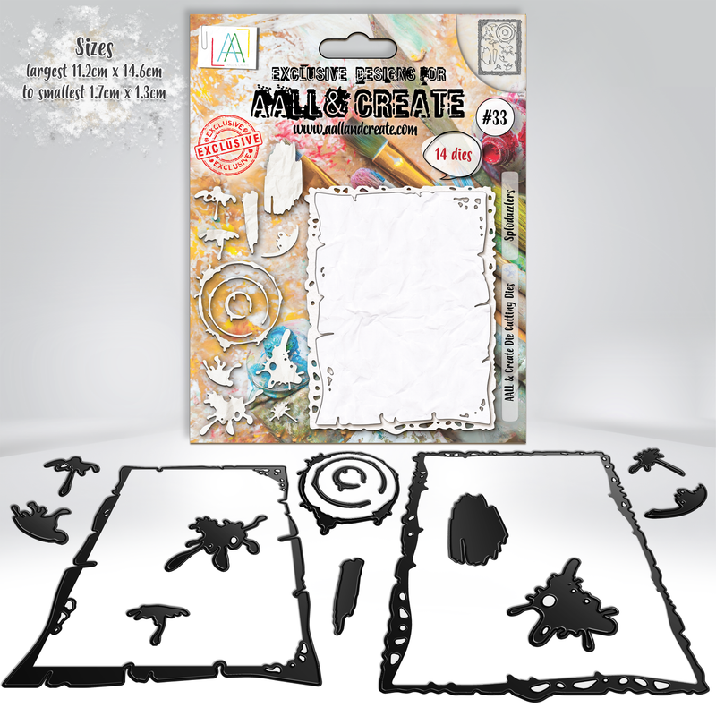 AALL and Create #33 - Die-Cutting Die Set - Splodazzlers — Ecstasy Crafts