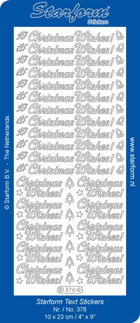 Autocollants décoratifs - Texte - Vœux de Noël