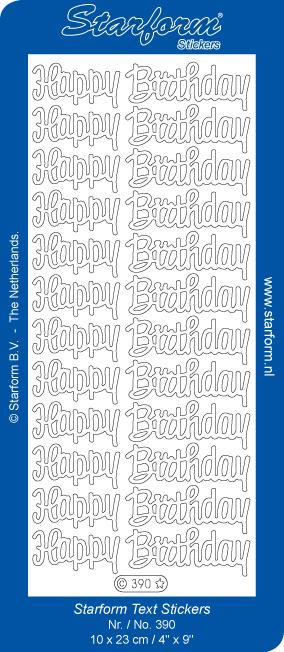Autocollants décoratifs - Joyeux Anniversaire