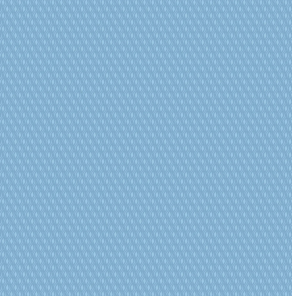 Basiques Essentiels de Wilmington Prints - Diamants Ondulés en Denim Clair