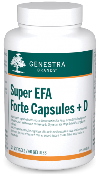 Super EFA Forte Capsules + D — Unytii - Suppléments et Produits Naturels