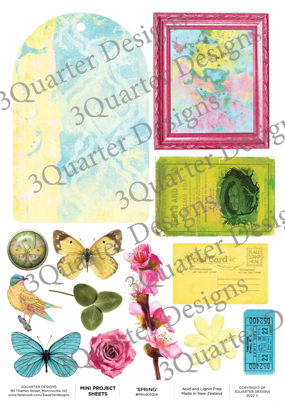 3Quarter Designs - Fiche de mini-projet - Printemps