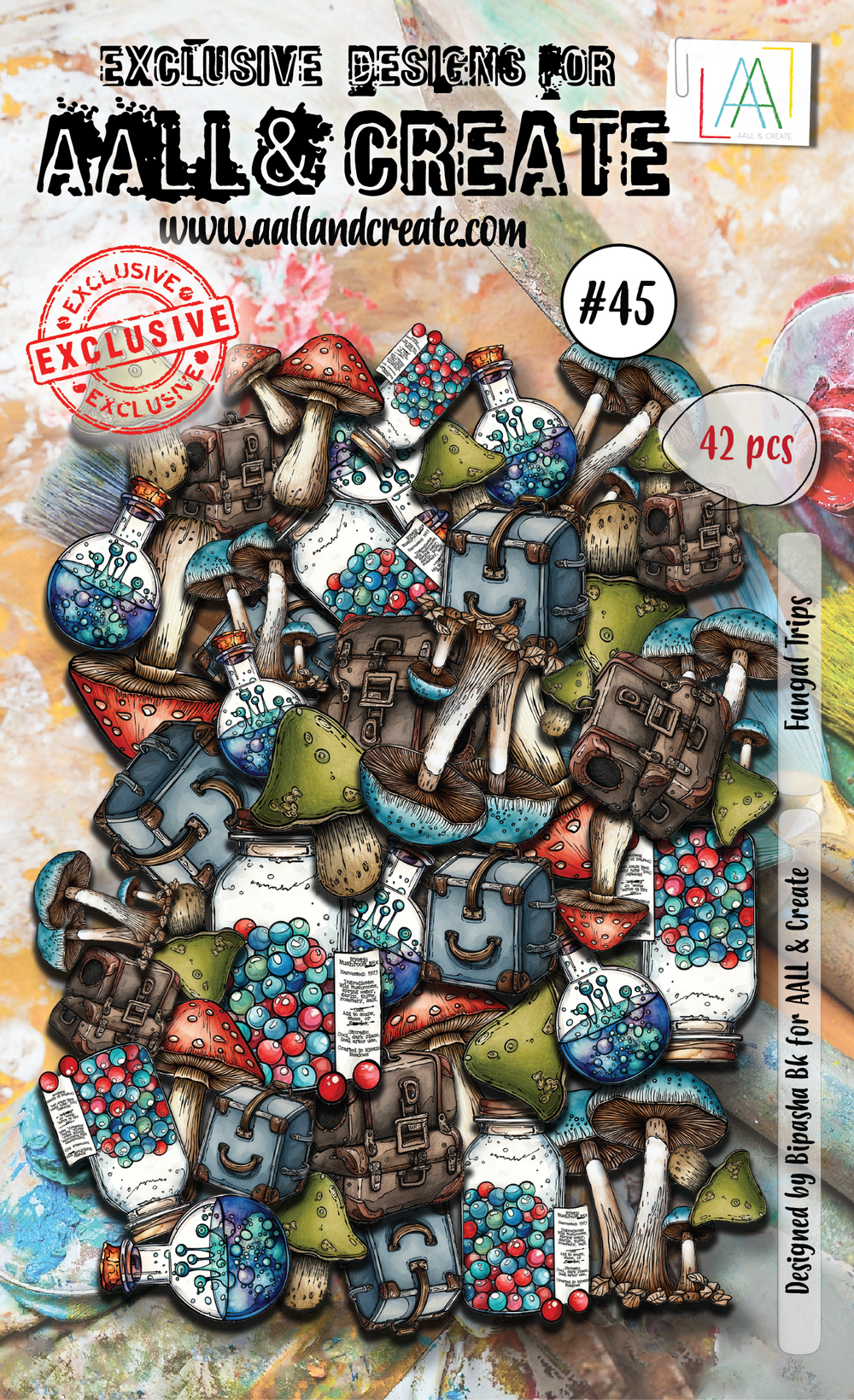 AALL and Create Ephemera Die-Cuts - 45 - Fungal Trips — Ecstasy Crafts