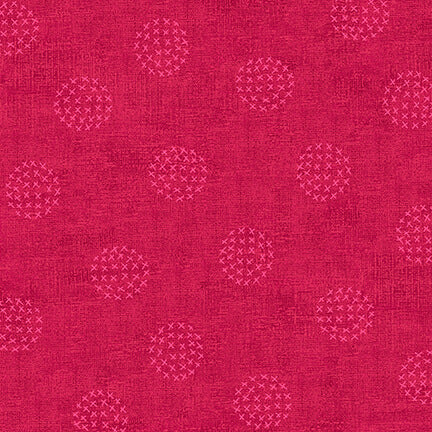 Stof - Basically - 4512-840 - Pois Rouges Cercles