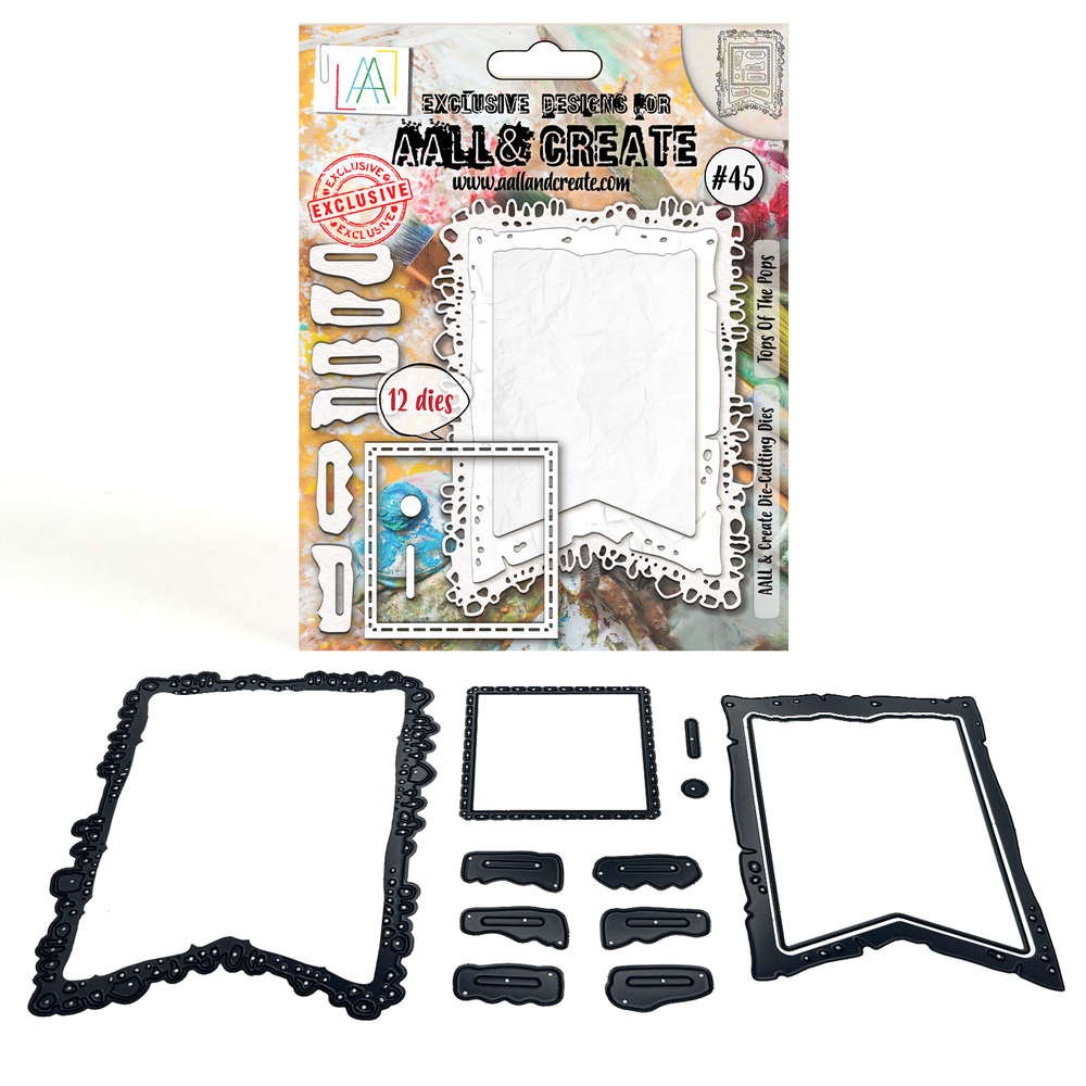 AALL and Create - Die-Cutting Die Set - Tops Of The Pops — Ecstasy Crafts