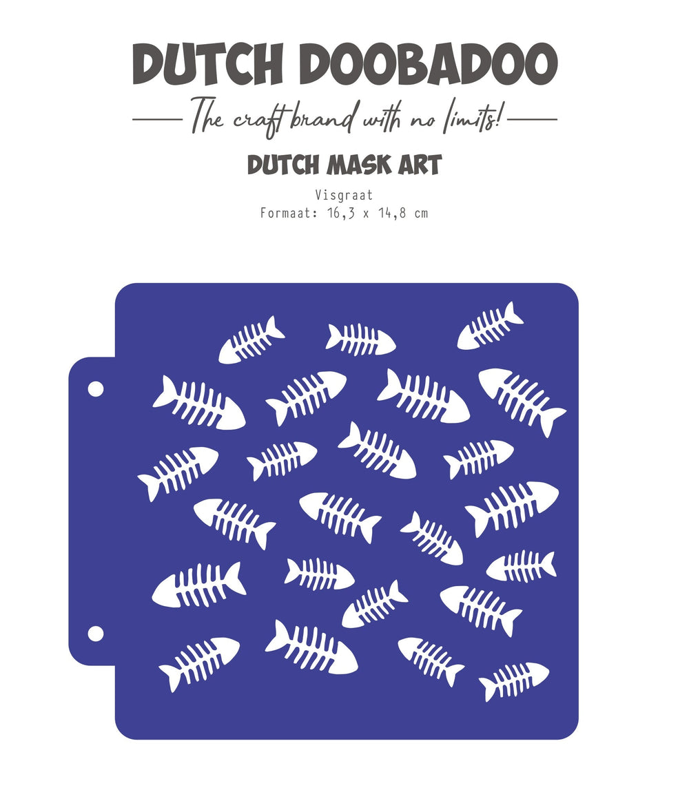 Dutch Doobadoo DDBD Masque Néerlandais en Chevrons 163x148 mm