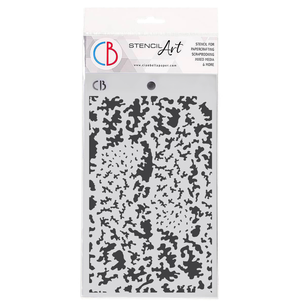 Ciao Bella Pochoir de texture 12,7x20,3 cm Frozen