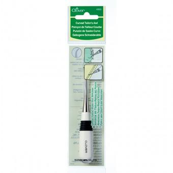 Pointe à coudre Clover courbée en plastique blanc 4880CV