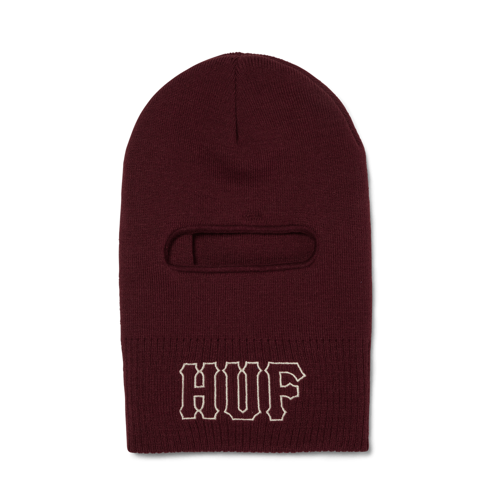 HUF 'Vogel' Balaclava/Beanie - Deep Wine (2in1)