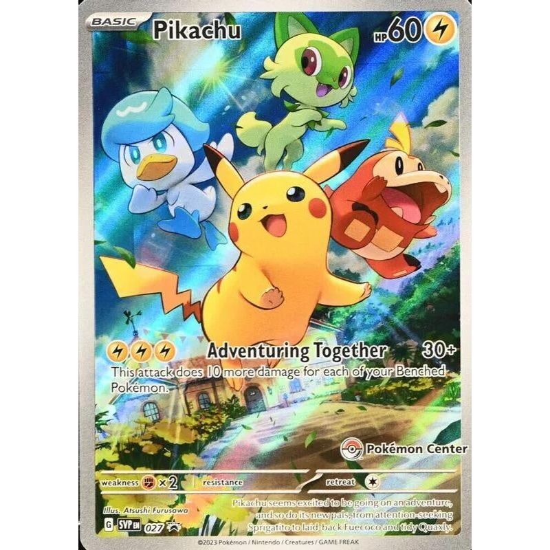 Pikasson - 027 (Exclusivité du Pokémon Center) (027) (SVP)