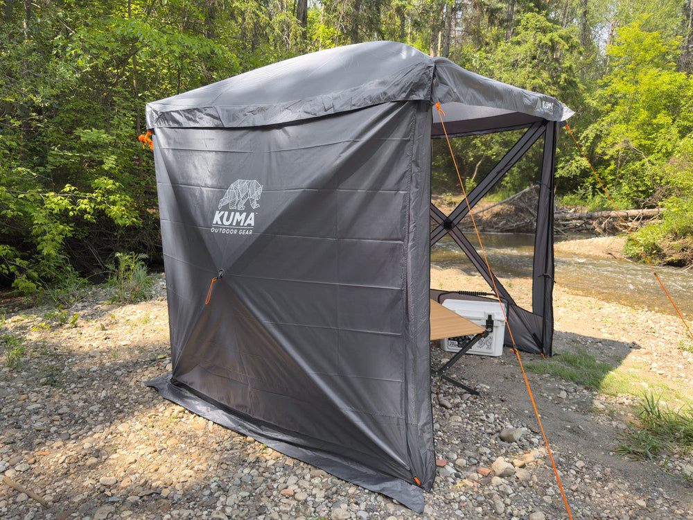 Bear Cub Gazebo Privacy Panels - Grey