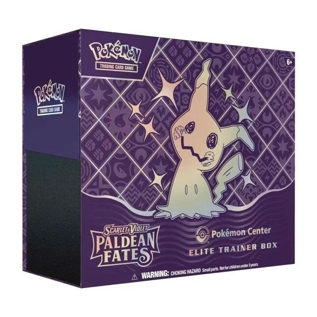 Boîte d'entraîneur d'élite Paldean Fates Pokémon Center (Exclusif)