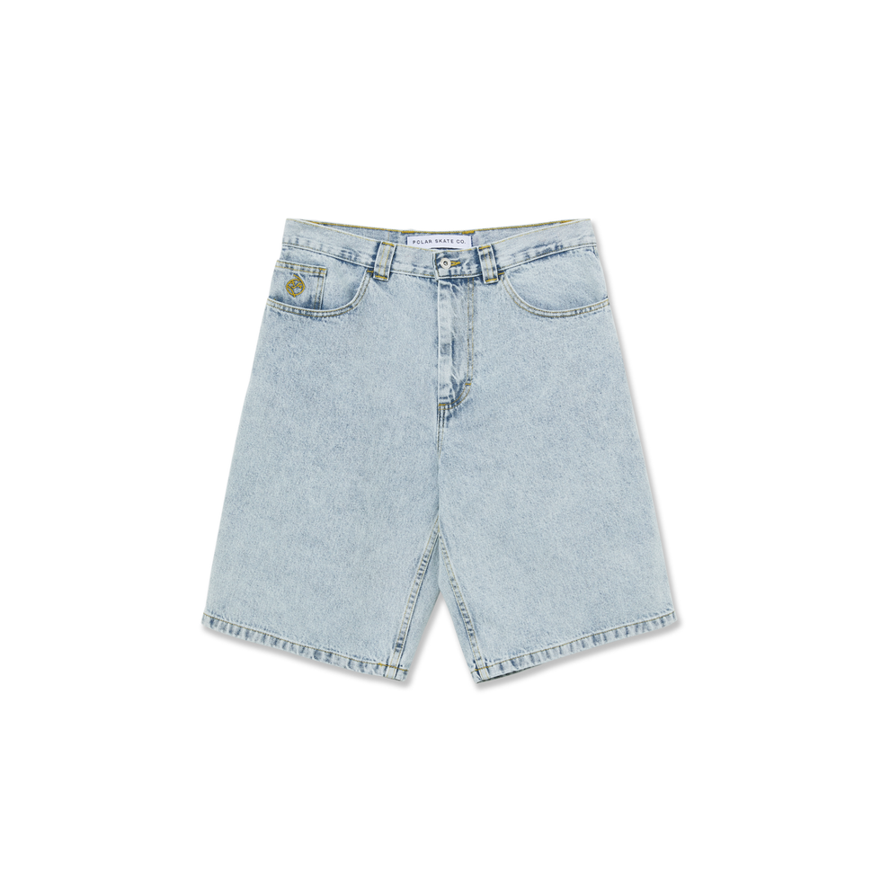 Shorts "Big Boy" Polar Skate Co. - Denim Délavé Clair
