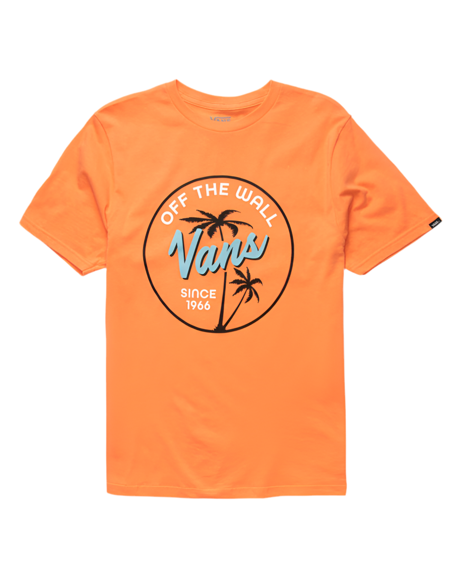 Vans 'Palm Script' Tee - Orange (KIDS)