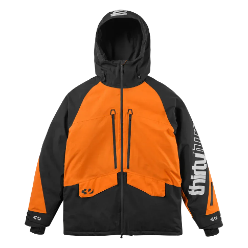 Veste isolée ThirtyTwo 'Lashed' - Noir/Orange