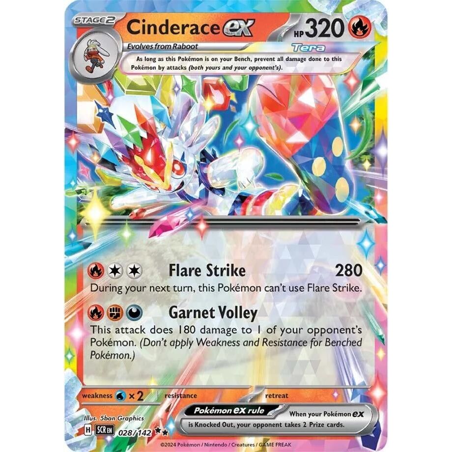 Cinderace ex (028/142) (SCR)