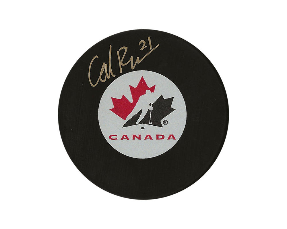 Palet Modèle Autographe d'Équipe Canada dédicacé par Calum Ritchie