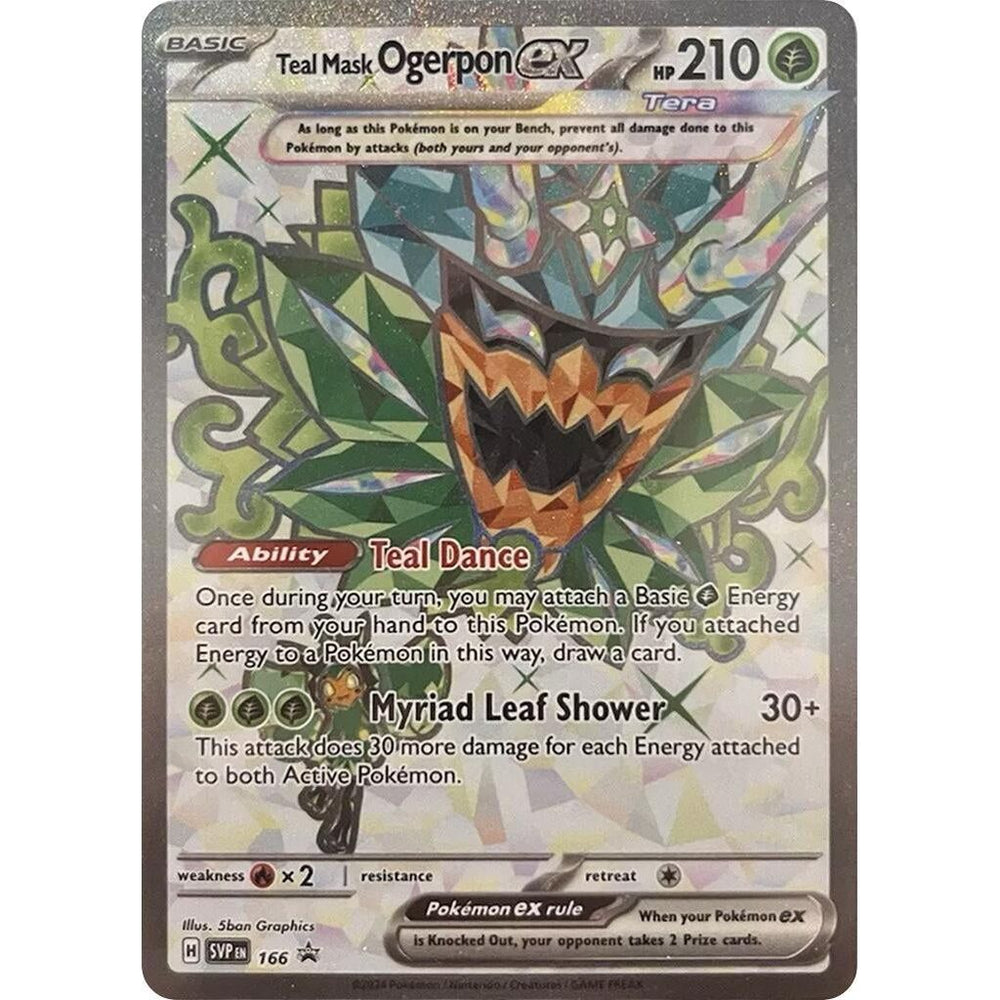 Teal Mask Ogerpon ex - 166 (166) (SVP)