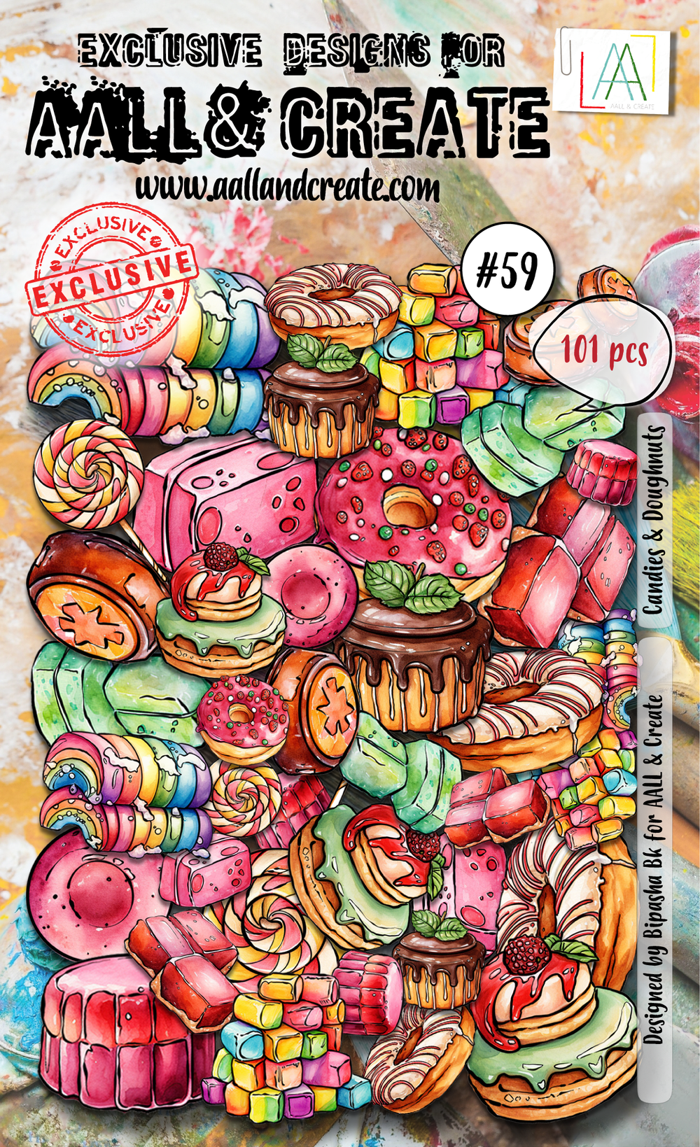 AALL and Create Ephemera Die-Cuts - Candies & Doughnuts — Ecstasy Crafts