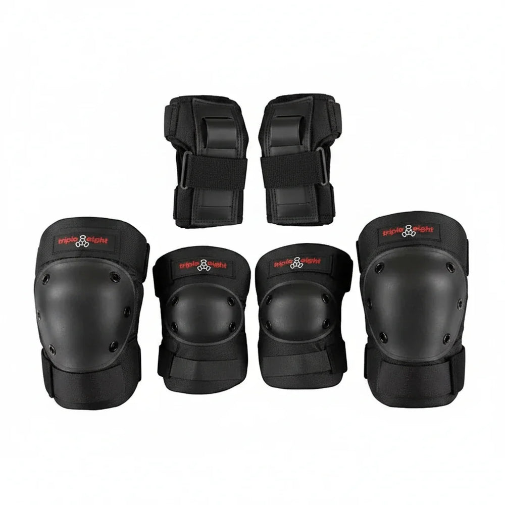 Triple 8 'Saver' Protective Gear - Black (3-Pack)