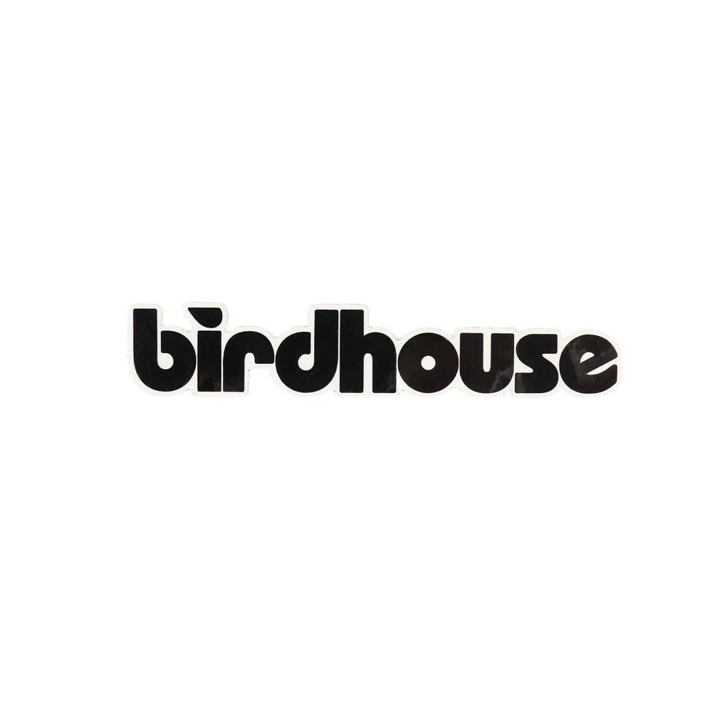 Birdhouse 'Text Logo' Sticker - Black