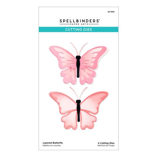 Matrices de découpe papillon superposé