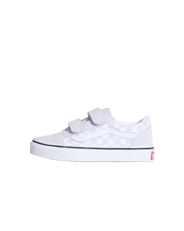 Chaussures Vans 'Old Skool Velcro' - Color Theory Checkerboard/Lila (ENFANTS)