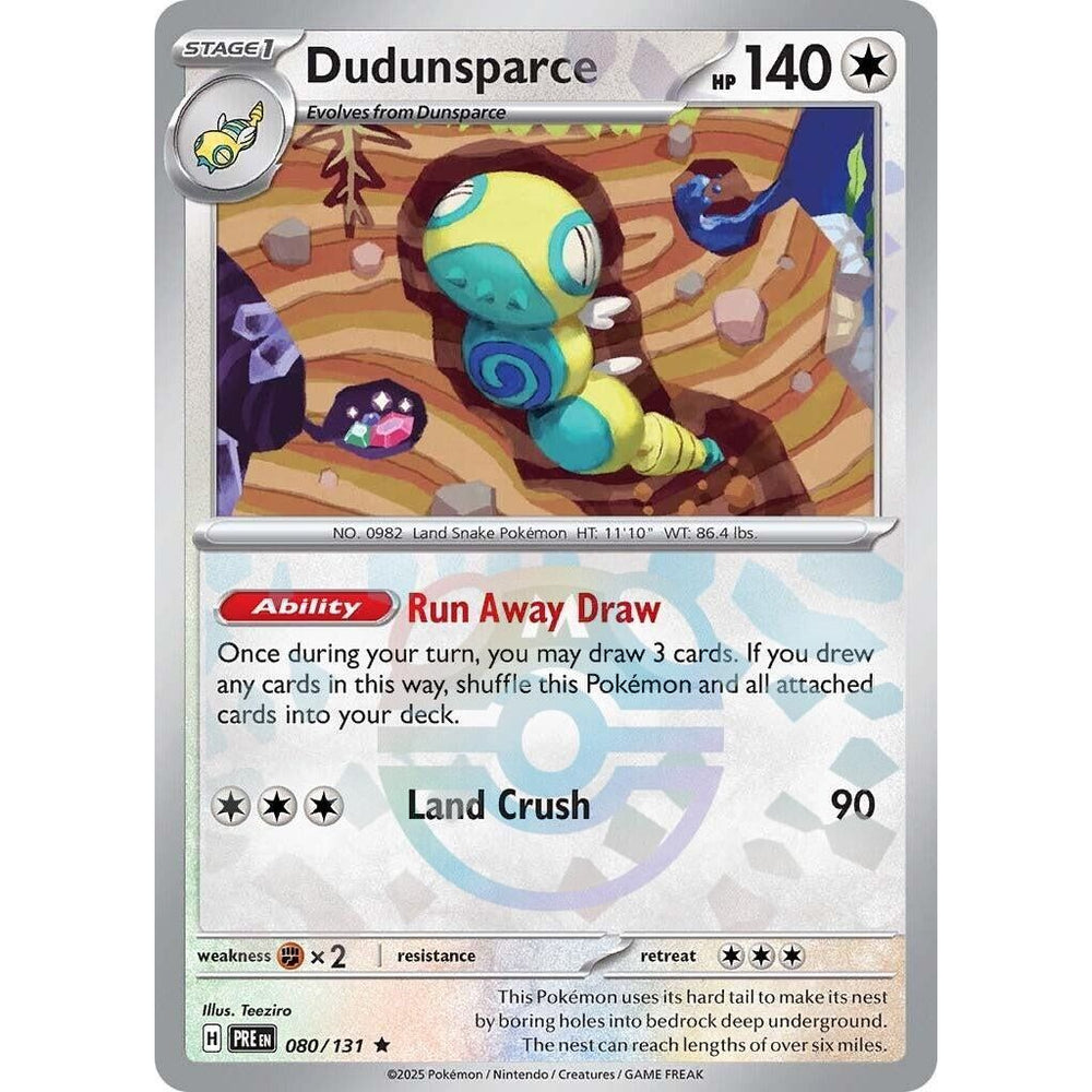Dudunsparce (Master Ball Pattern) (080/131) (PRE)