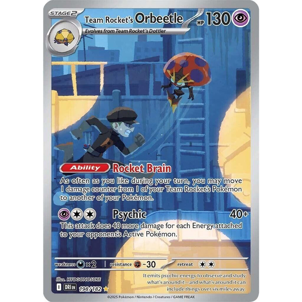 Orbeetle de la Team Rocket (198/182) (DRI)