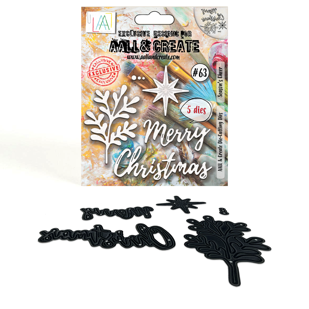 AALL and Create - Die-Cutting Die Set - Season’s Cheer — Ecstasy Crafts