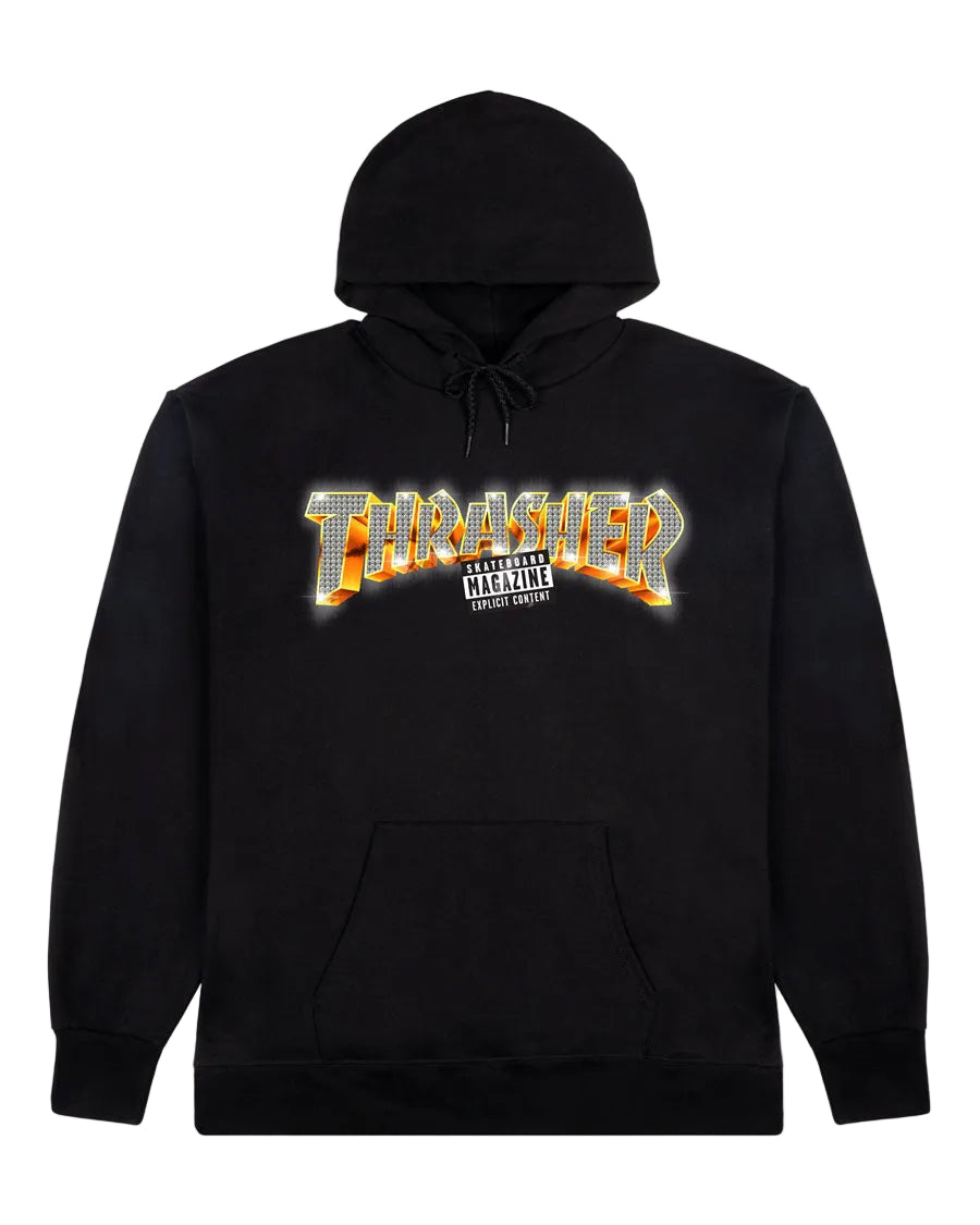 Thrasher Sweat à Capuche 'Explicit' - Noir