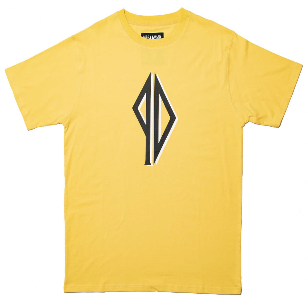 T-shirt « Shadow Logo » Piss Drunx - Jaune