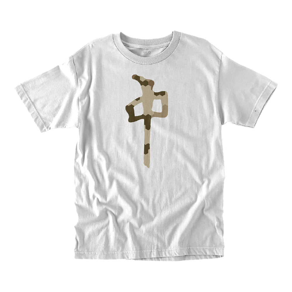 Red Dragon 'Chung Polygon' Tee - White
