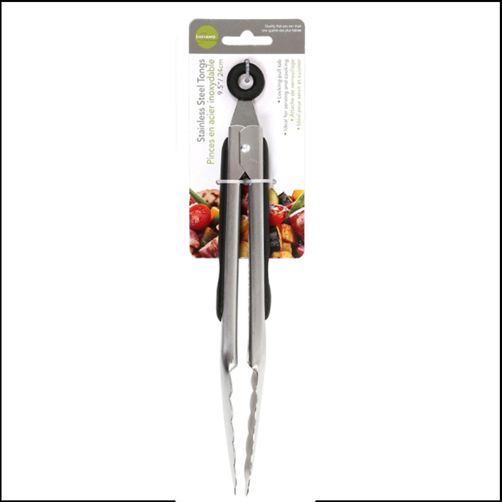 Pince de cuisine en acier inoxydable LUCIANO GOURMET - 70030