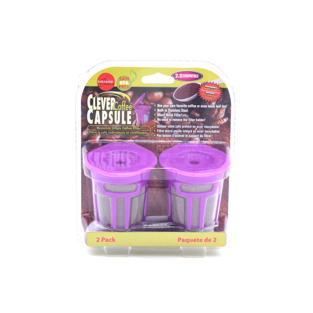 LUCIANO GOURMET Capsules de café intelligentes (lot de 2) pour Keurig 2.0 - 70270