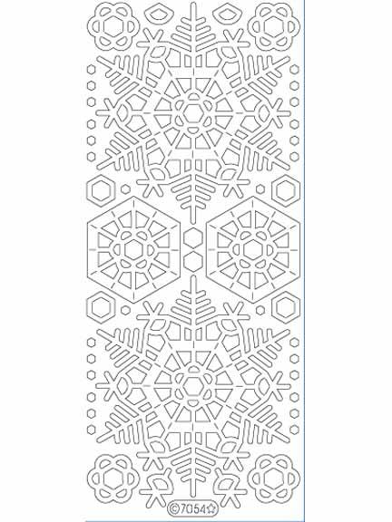 Déco Stickers - Grands flocons de neige