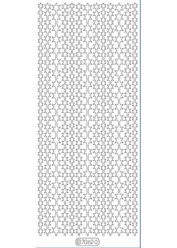 Autocollants décoratifs - Bordures d'étoiles