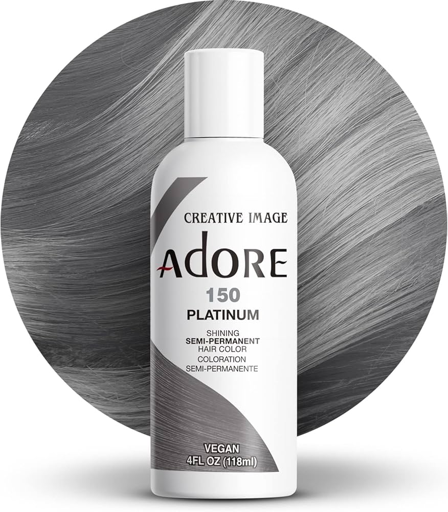 ADORE COLORATION CHEVEUX SEMI-PERMANENTE PLATINE 150 120ML