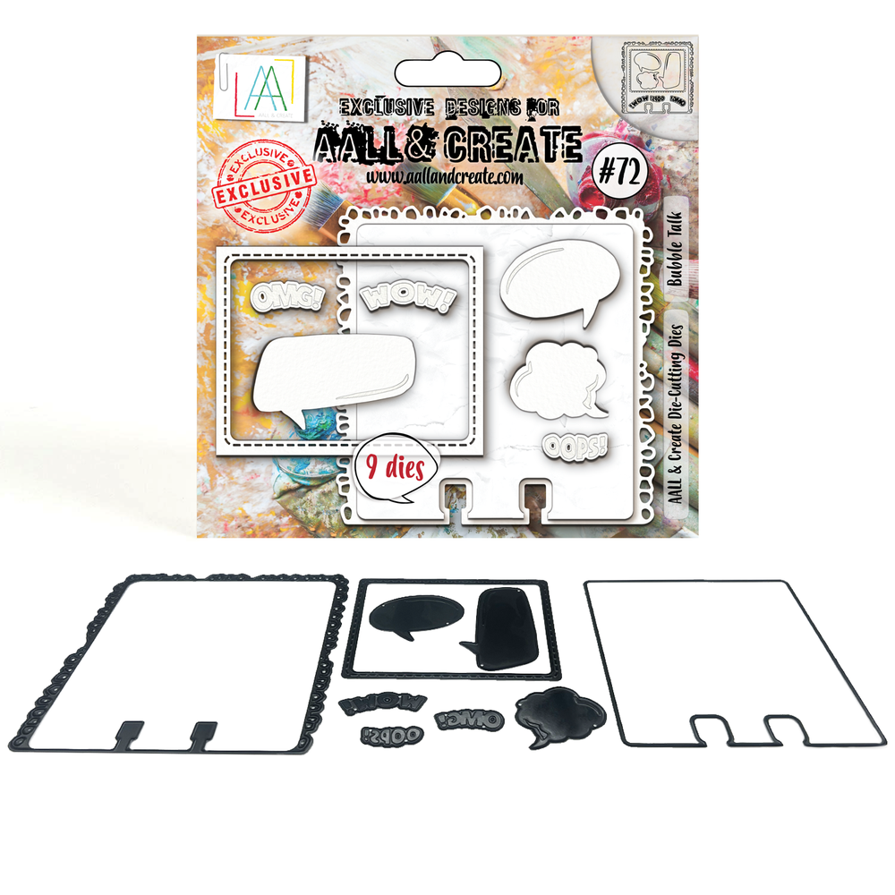 AALL and Create - Ensemble de matrices de découpe - Bubble Talk