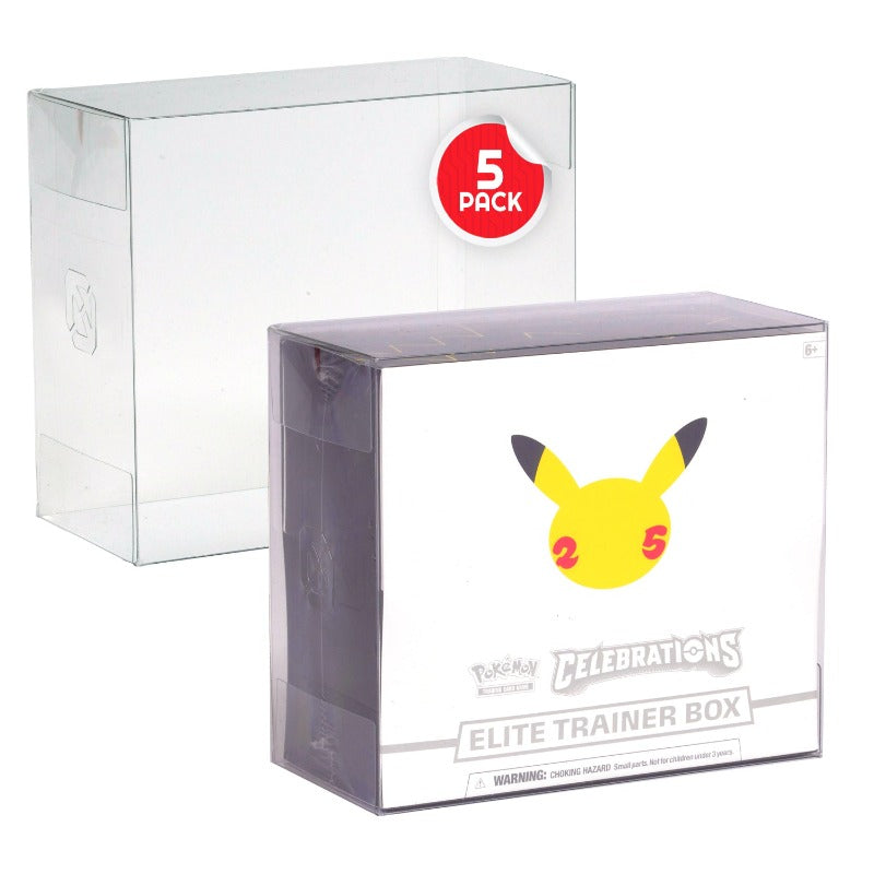 Pokemon ETB Elite Trainer Box EVORETRO PET Protector - Pack of 5 — EVORETRO Canada