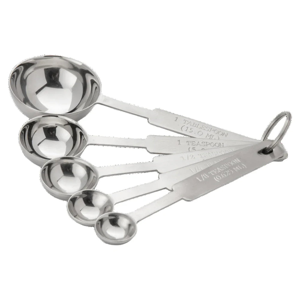 Stainless Steel Measuring Spoons (5pc set) — SHARP Knife Shop