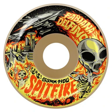 Roues Spitfire x Fabien Delfino 'Formula Four' 99A Conical Full 53MM - Multi