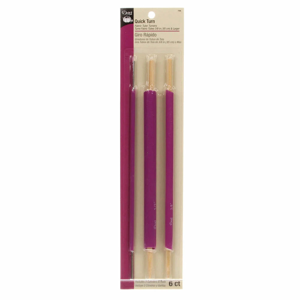 Dritz Quick Turn Fabric Tube Turner — Cottage Quilting Ltd.