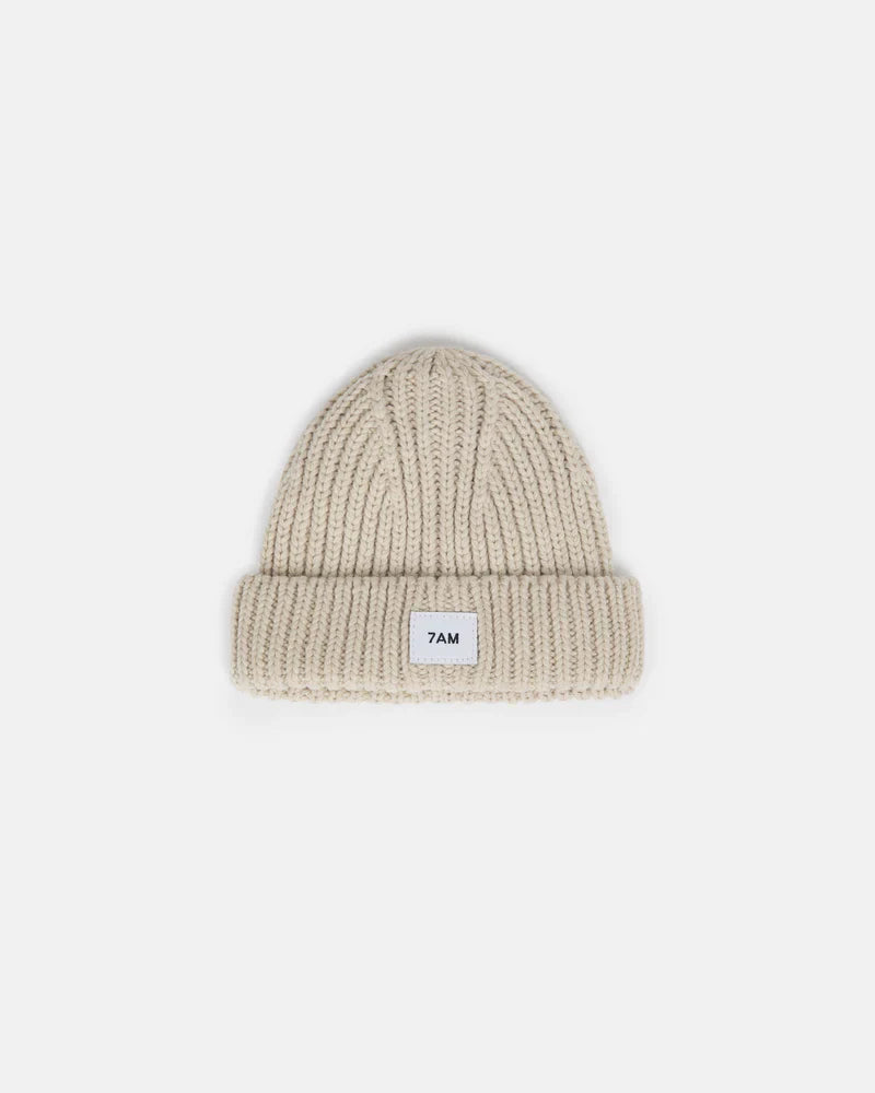 Chunky Beanie | Sand | 7am