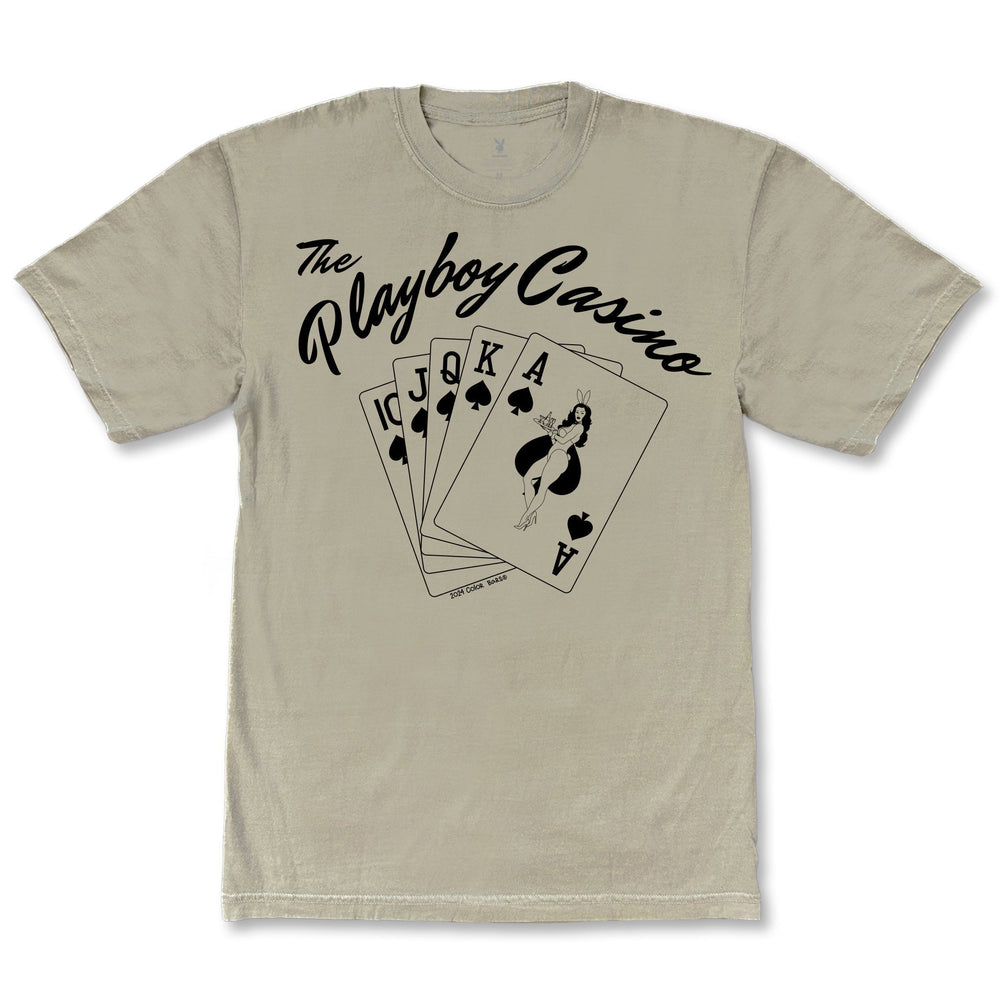 T-shirt "Casino" Color Bars X Playboy - Kaki