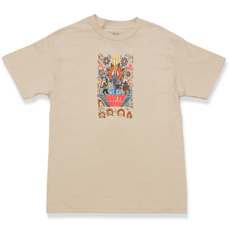 Tee 'To Get Tough' Deathwish - Beige
